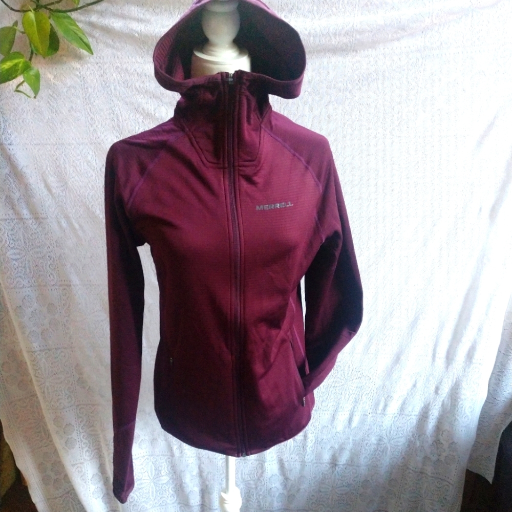 Merrell Zip Up Women's Hooded Selectwick Workout Jacket